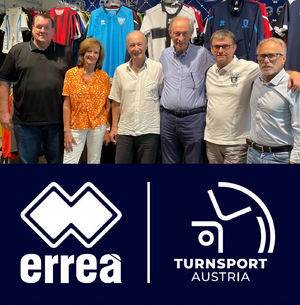 Neue Partnerschaft: ERREÁ + Turnsport-Austria!